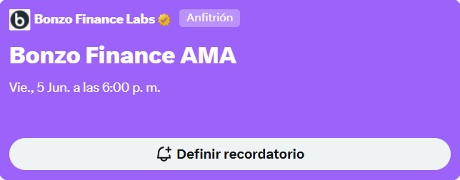 Bonzo Finance AMA!