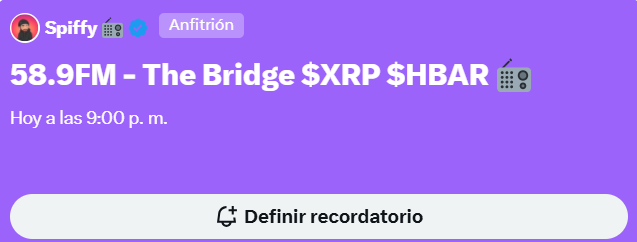 58.9FM - The Bridge $XRP $HBAR